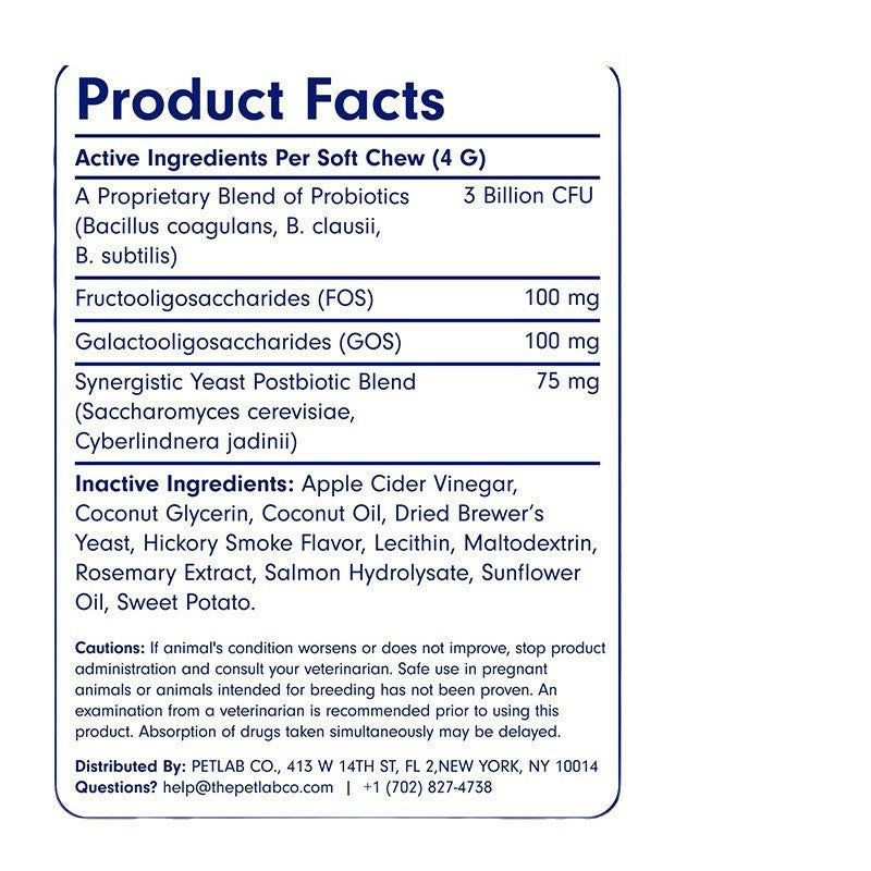 Probiotic chewable tablets